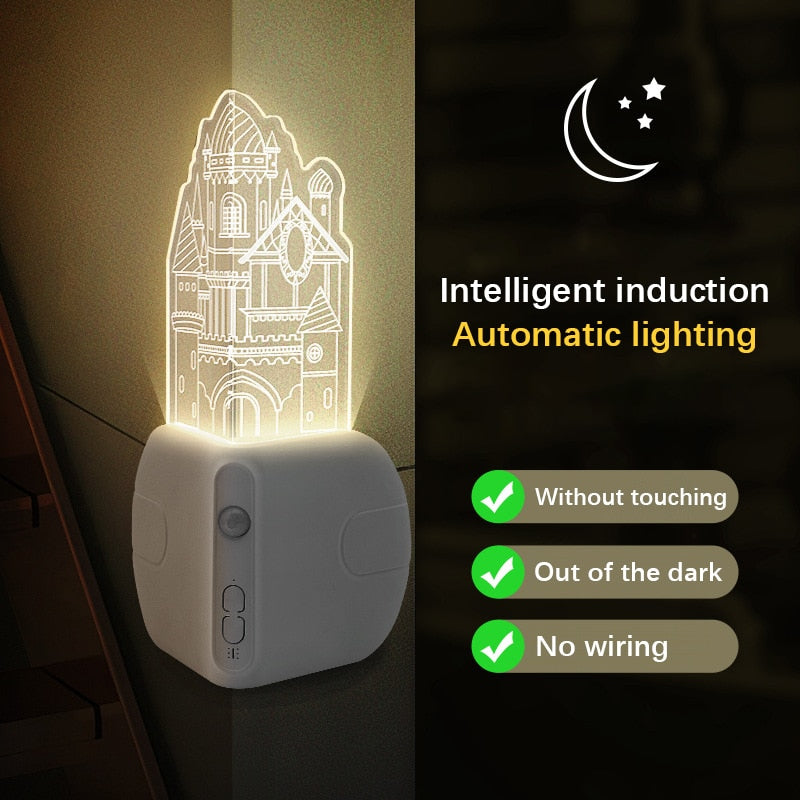 LED Eckleuchte Automatisch Mit Bewegungsmelder