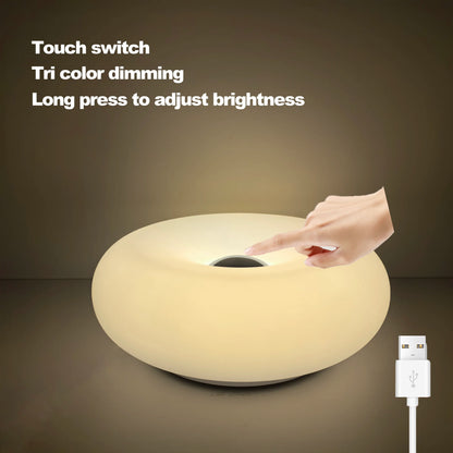 Tischlampe Modern LED Touch mit USB und Fernbedienung