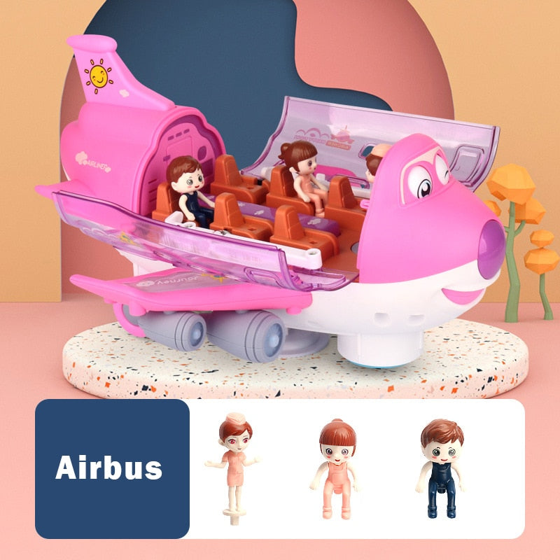 Kinder Spielzeug Flugzeug Airbus Musik Elektrisch