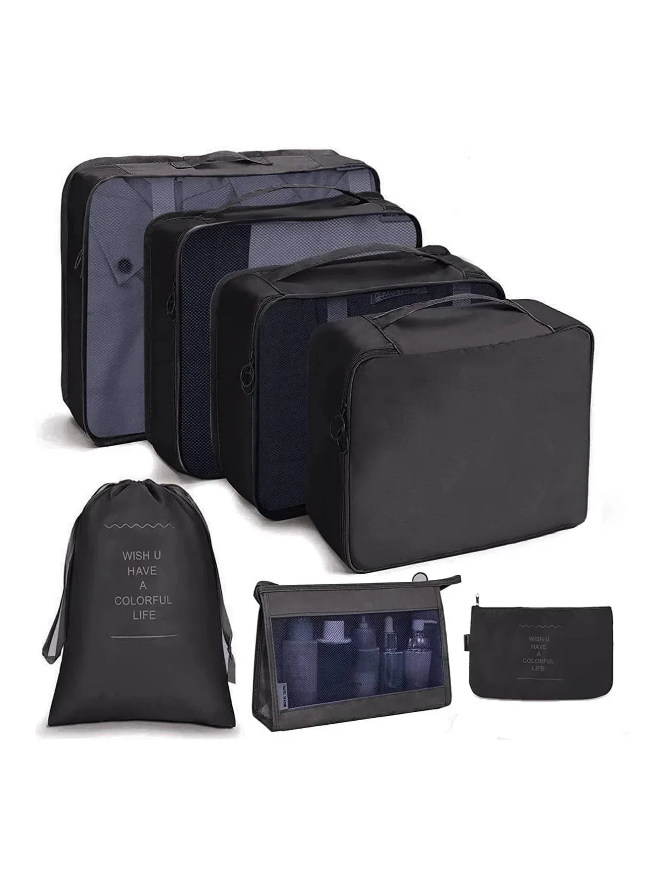 Reise-Organizer Set 7-10-teilig Faltbar Koffer-Boxen