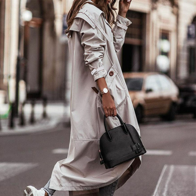 Klassischer Trenchcoat Damen Zeitlos Elegant - BerlinGlamour