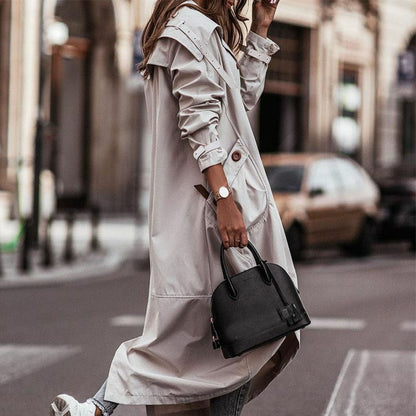 Klassischer Trenchcoat Damen Zeitlos Elegant - BerlinGlamour