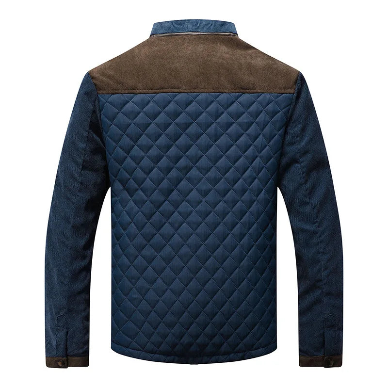 Herren Steppjacke Warm Isoliert Übergangsjacke
