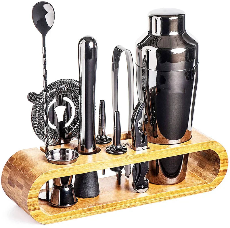 Metallisches Bar-Set Modern Elegantes Cocktail Zubehör