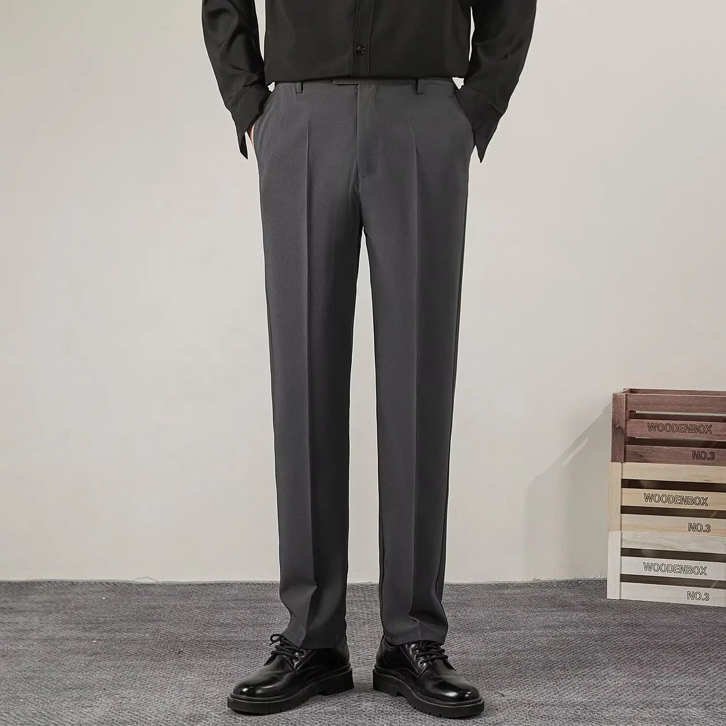Herrenhosen Bürohosen Formal Elegant Slimfit