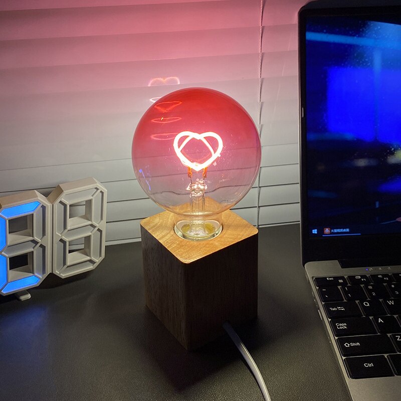 LED Atmosphärenlampe Eternity Love Herz Modern