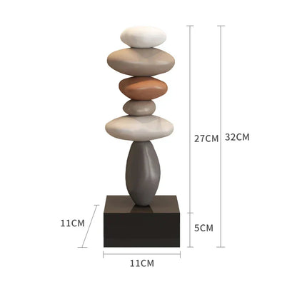 Beruhigende Deko Skulptur für Zen Atmosphäre