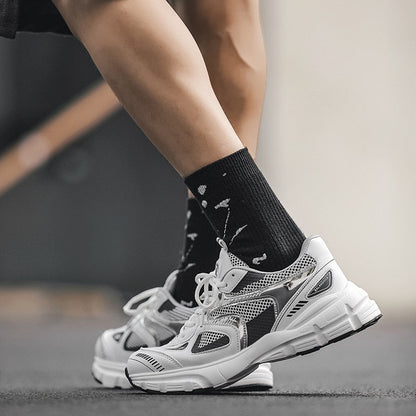 Damen Sneaker Mehrfarbig Dicksohlige Schuhe Sportlich