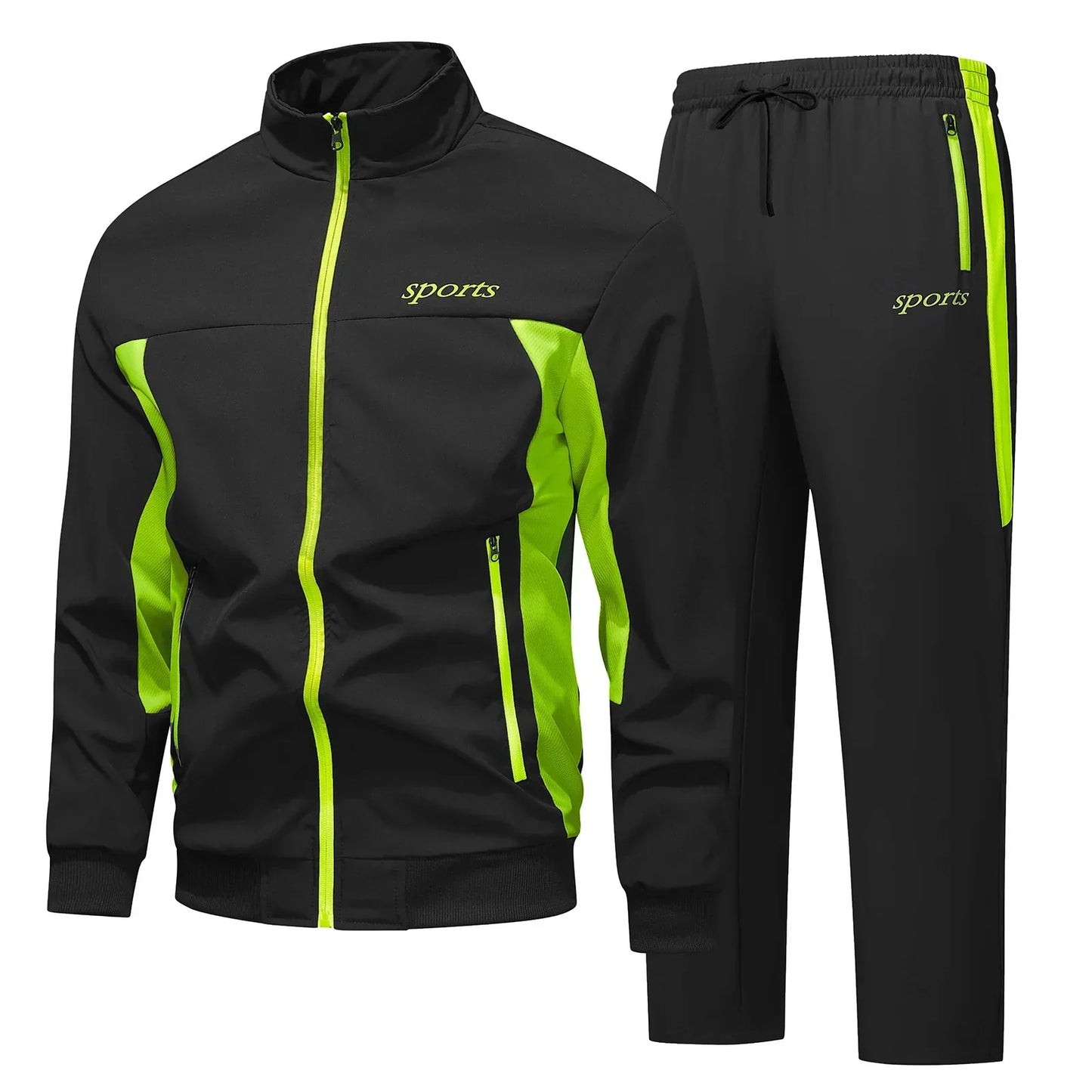 Herren Sportanzug Trainingsoutfit Funktionsshirt - BerlinGlamour