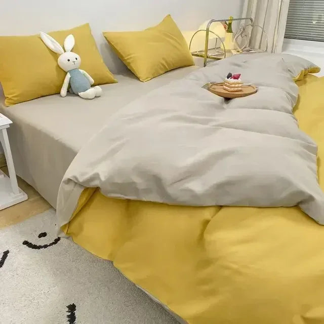 DuoDream Bettdecke - Stylische Wendebettwäsche Komfortabel Modern