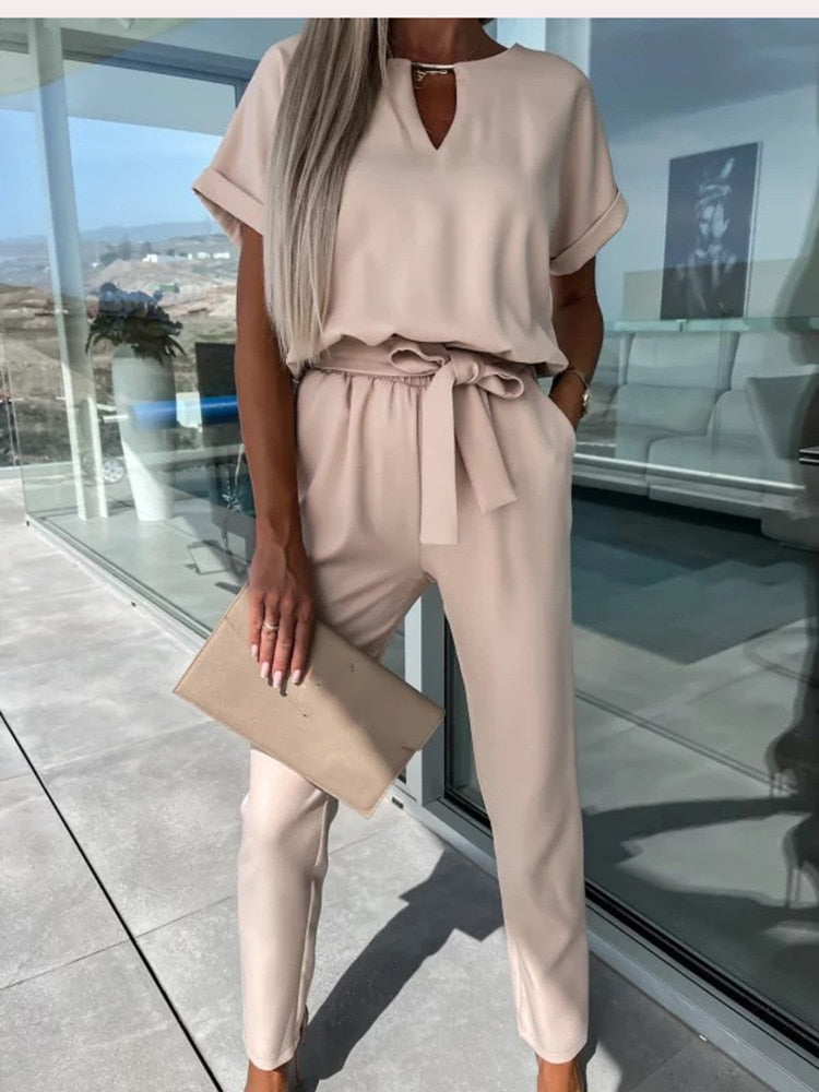 Elegante Damen Overalls Jumpsuit Trendy Modern