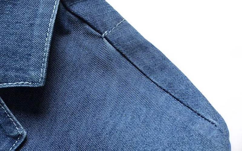 Herren Blazer Denim Modern Slim Fit