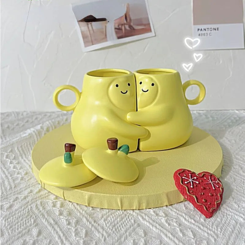Keramik Becher Duo Kuschelig Süss - BerlinGlamour