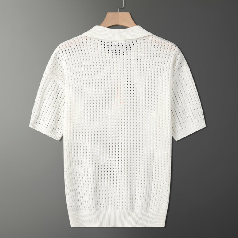 Herren Polo Leicht Sommerlich Stilvoll