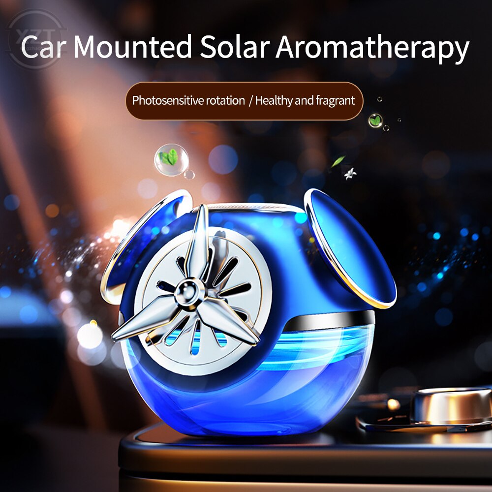 Aromatherapie Lufterfrischer Rotierend Solar Parfüm Auto