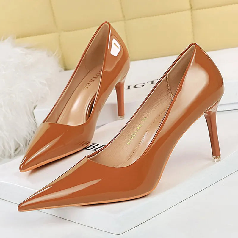 Hohe Pumpschuhe Damen Schuhe Glitzernd Party