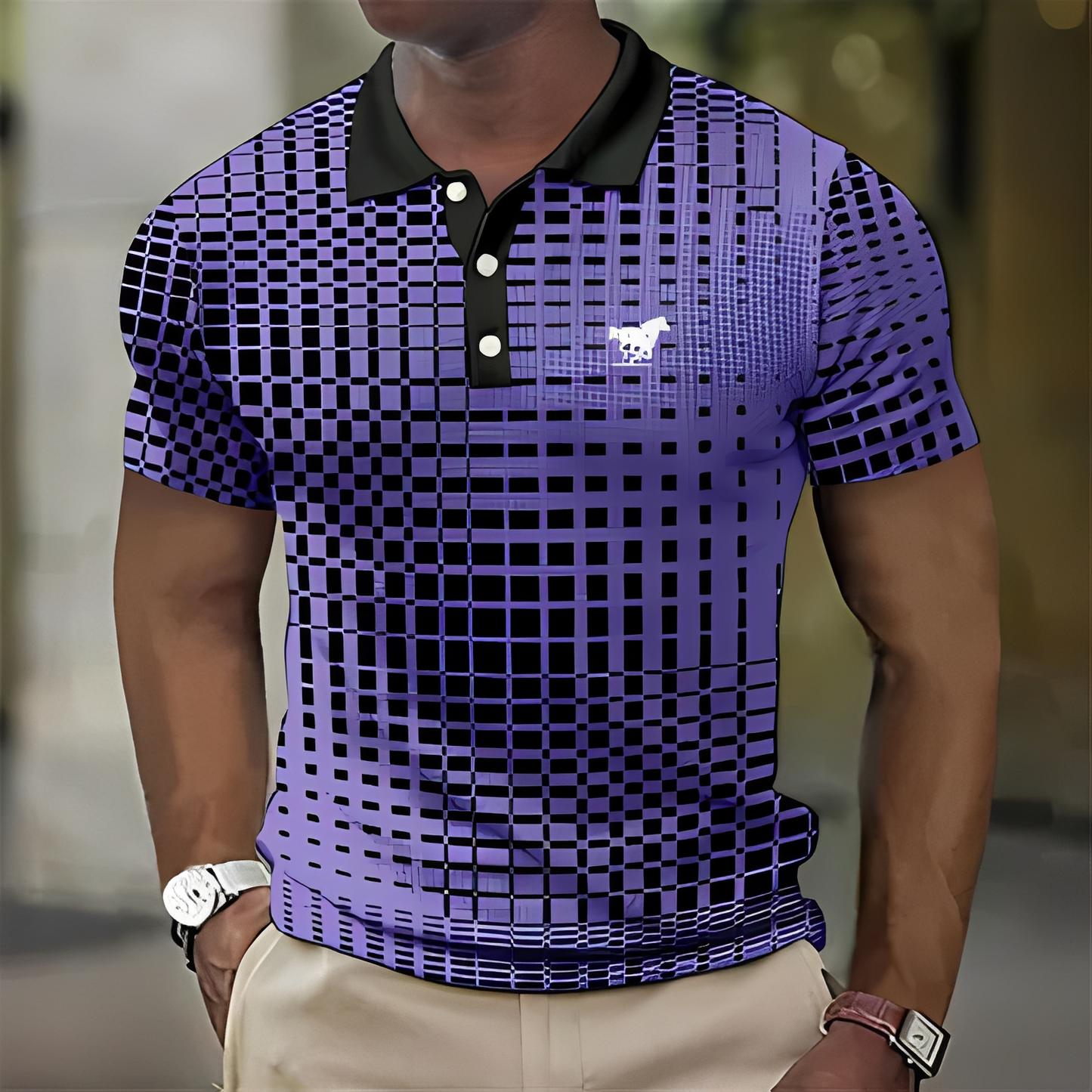 Herren Poloshirt Premium Qualität Slim Fit