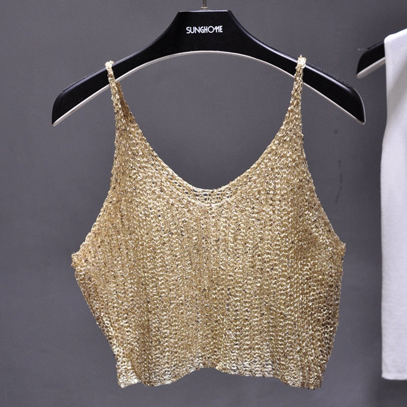 Crop Top Frauen Fitness Tanktop Sportlich - BerlinGlamour