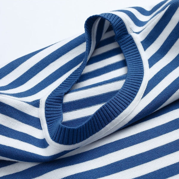 Gestreiftes T-Shirt Leicht Luftig Sommer