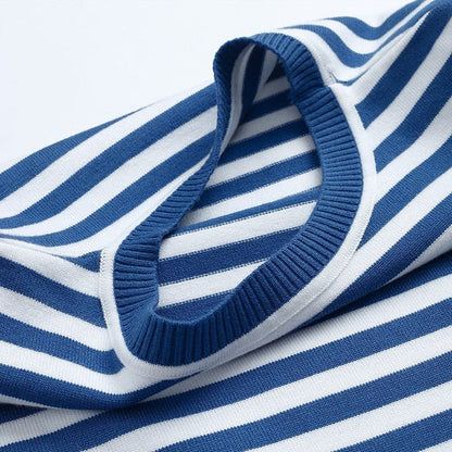 Gestreiftes T-Shirt Leicht Luftig Sommer