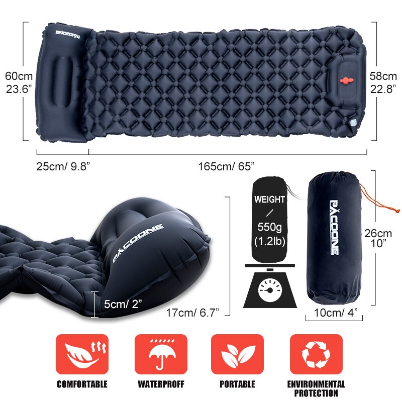 Leichtes Aufblasbares Campingbett Ultra Leicht Outdoor Matratze