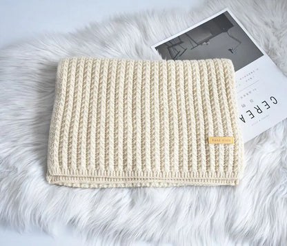 Weicher Strickwollschal Gemütlich Warm