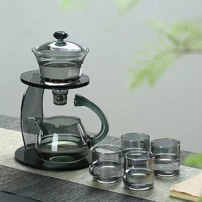 Glas Teekanne Set Bogenförmig Glatte Magnetverschluss
