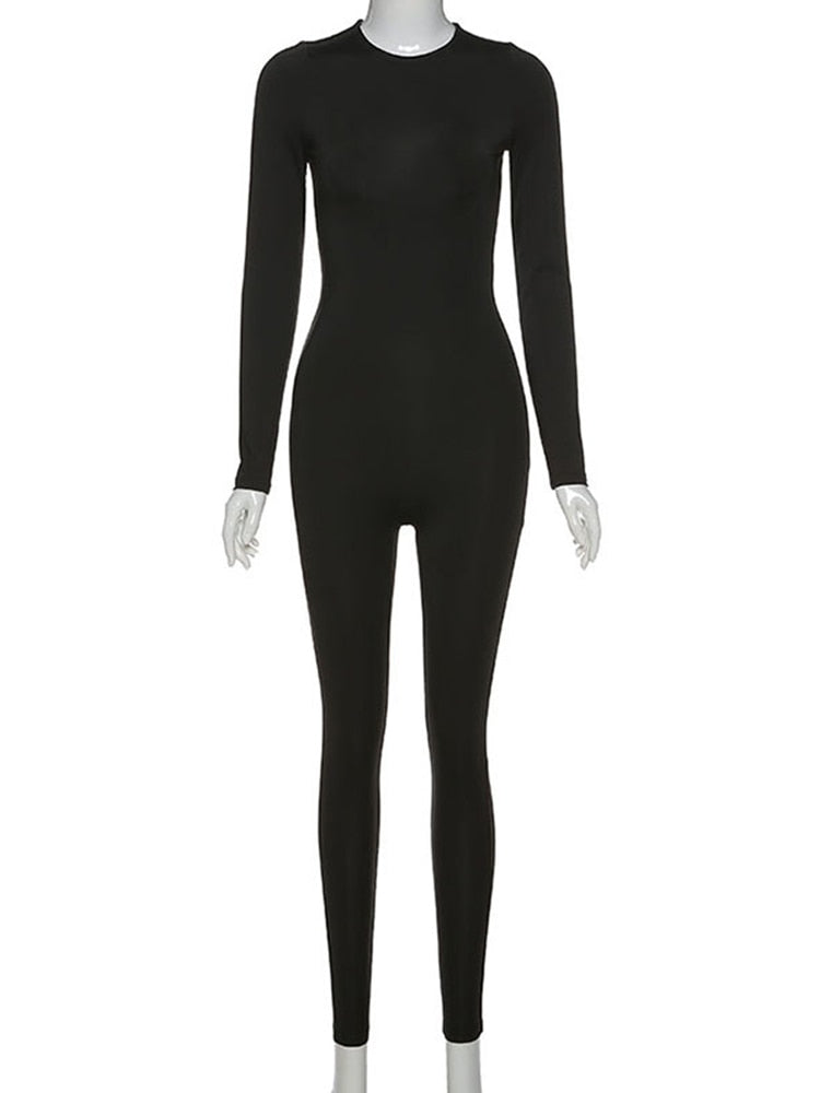Eleganter Bodycon-Overall Damen Slim Fit