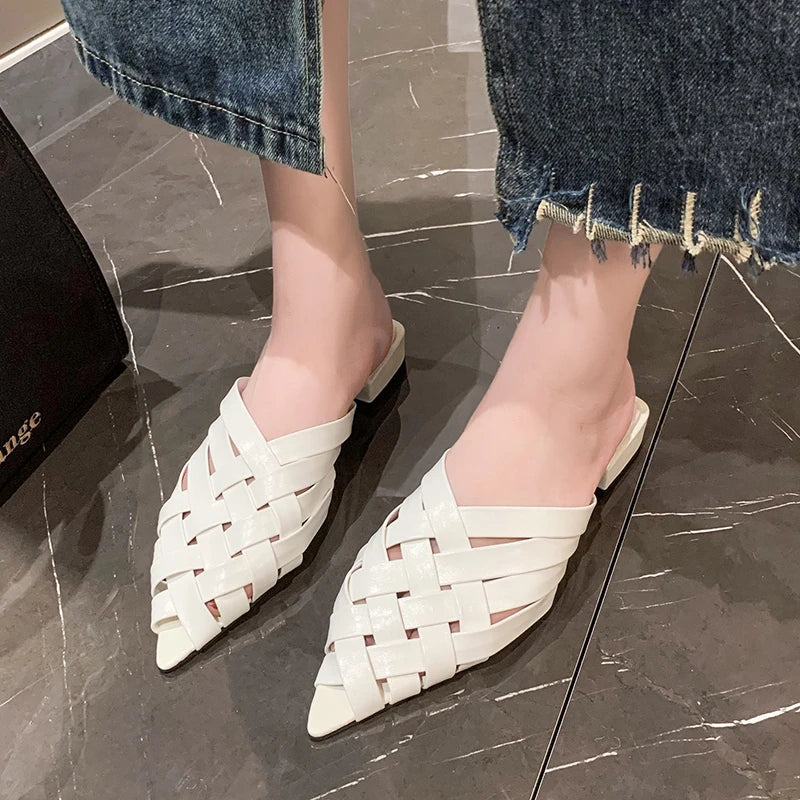 Elegante Mules Schuhe Damen Glamour - BerlinGlamour