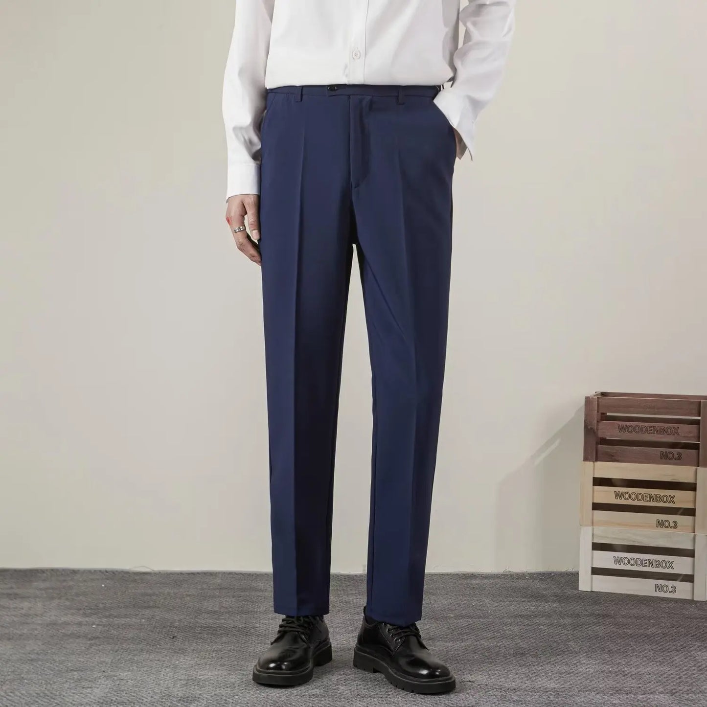 Herrenhosen Bürohosen Formal Elegant Slimfit