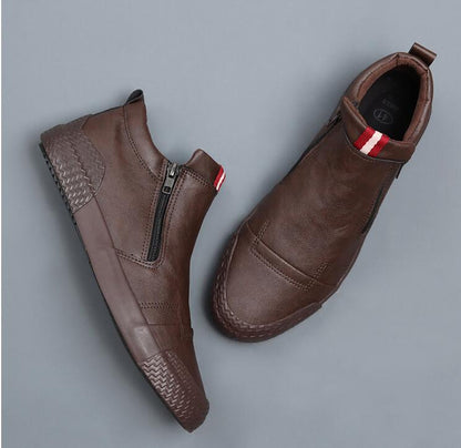 Herren Lederschuhe Echtleder Schwarz Premium