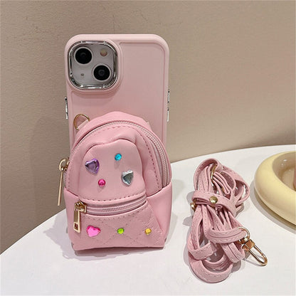 iPhone Hülle Münztasche Schutzhülle Glänzend