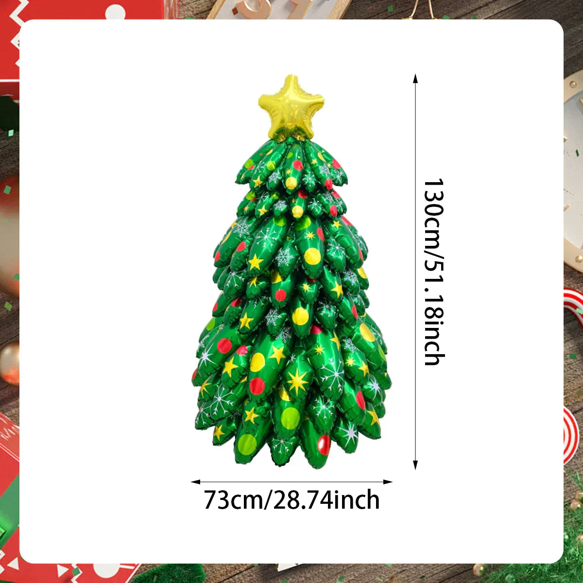 Weihnachtsbaum Aufblasbar Magisch Nordlicht Dekoration - BerlinGlamour