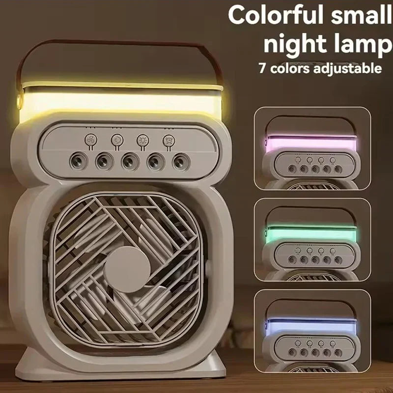 Luftkühler LED Nachtlampe 3in1 Klimagerät Ventilator