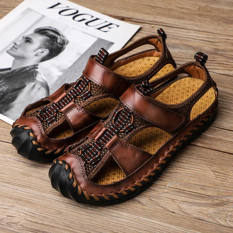 Rustikale Sandalen Damen Mesh Sommer