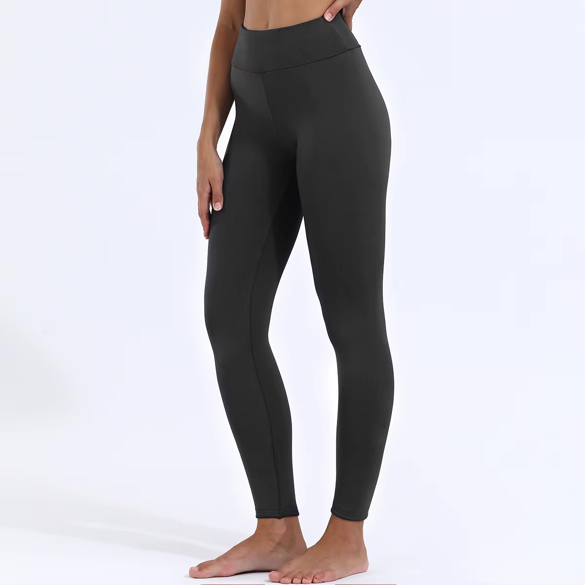 Warme Winterleggings Damen Hohe Taille Thermo