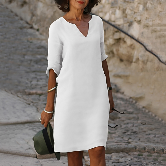 Elegantes Sommerkleid Damen Kurz Kleid Modern - BerlinGlamour