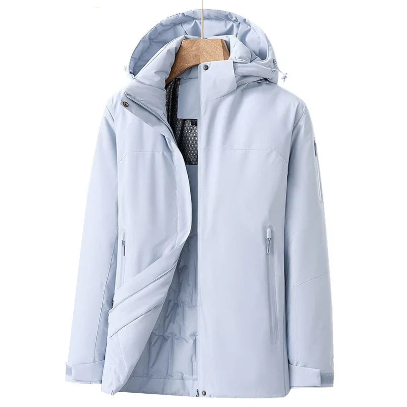 Wasserdichte Winterjacke Damen Fleece Isoliert Warm