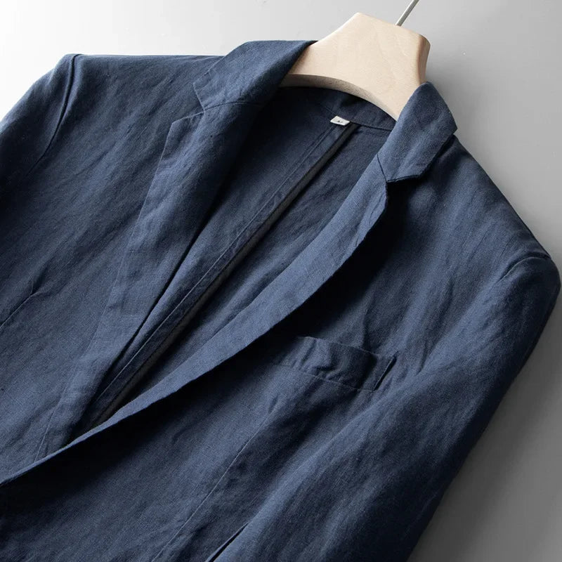 Leinenblazer Herren Leicht Sommer Modern