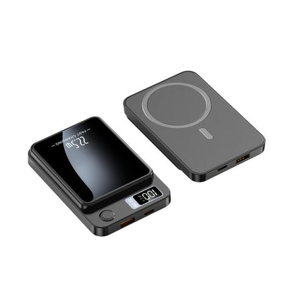 Drahtloser Power Bank Doppelter Energie Magnetisch