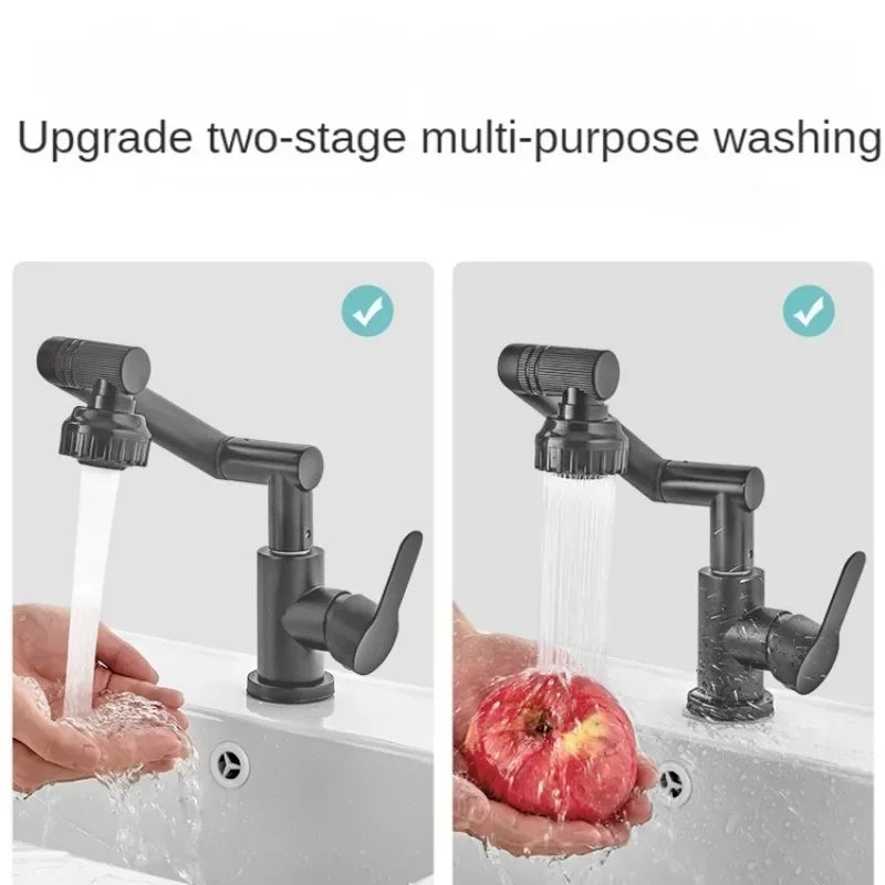 Wasserhahn Drehbar Edelstahl Spritzwassergeschützt Mechanisch