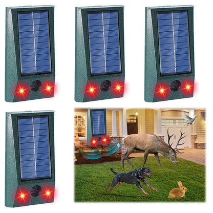 Solarguardix Vogelvertreiber Ultraschall Solar LED Bewegungsmelder - BerlinGlamour