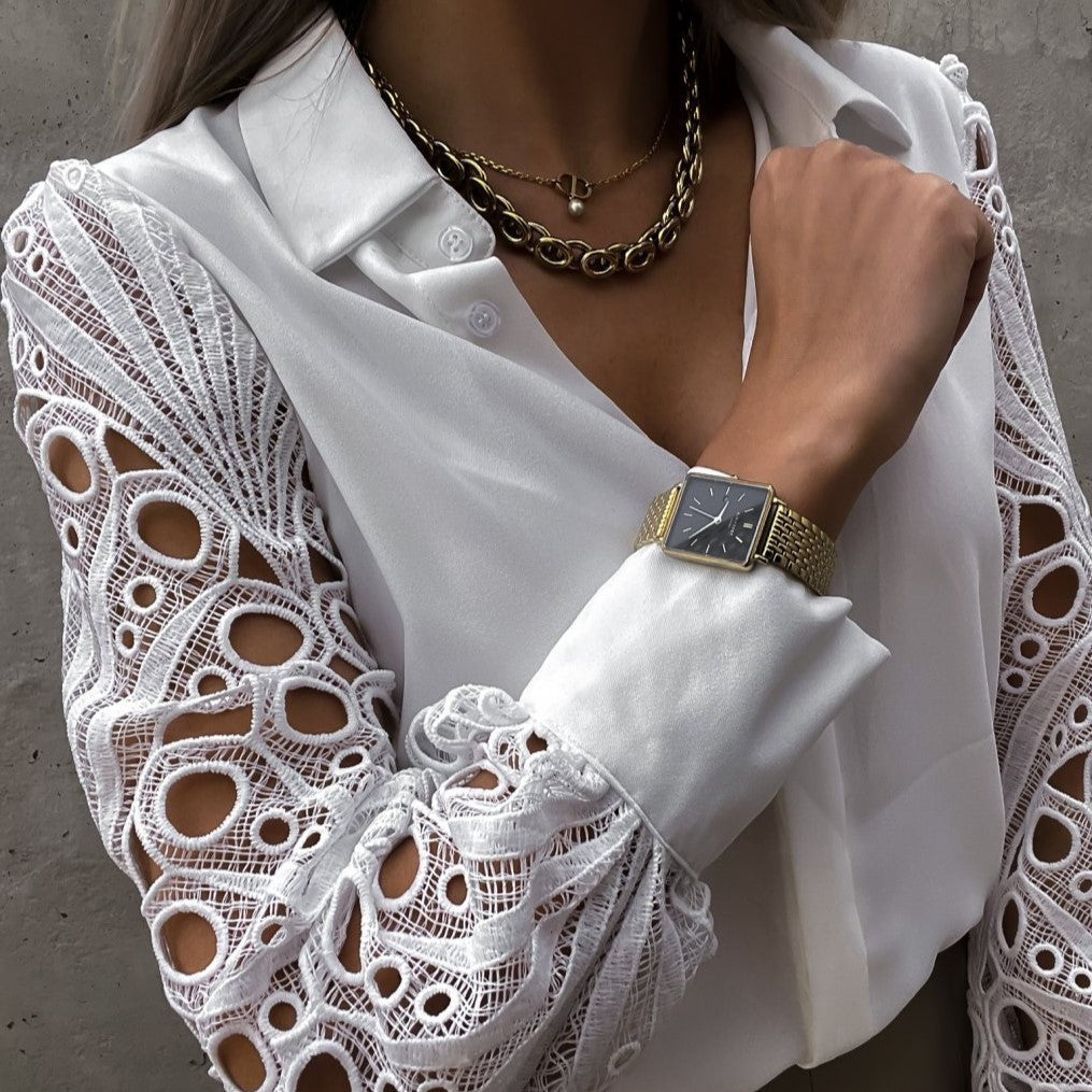 Damenbluse Freizeit Elegante Sommerbluse