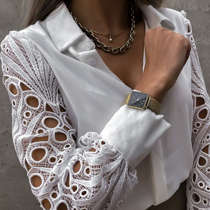 Damenbluse Freizeit Elegante Sommerbluse
