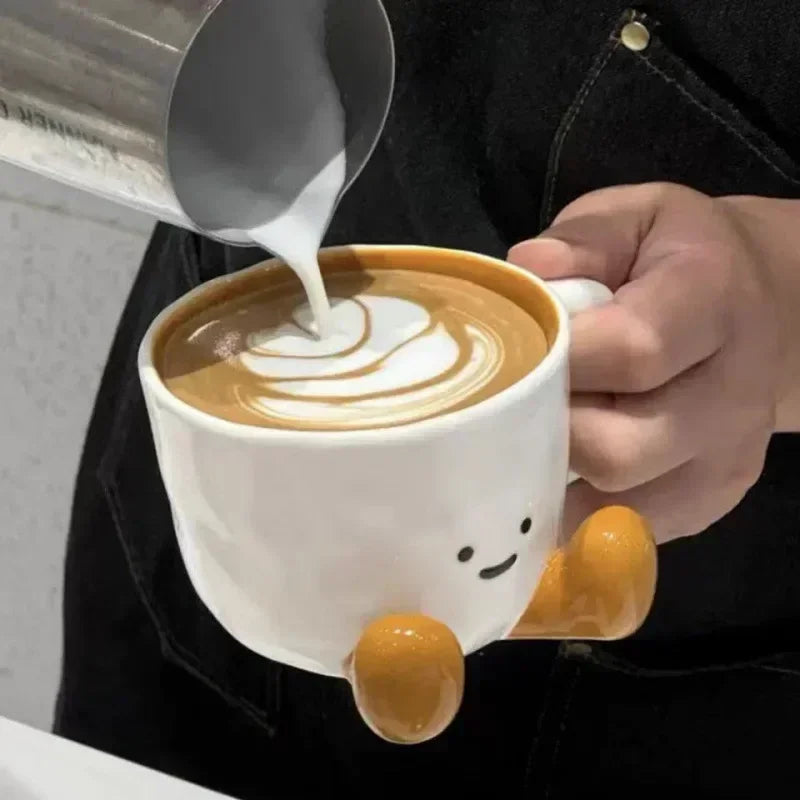 Keramiktasse Süße Glückliche Gesichtsdesign