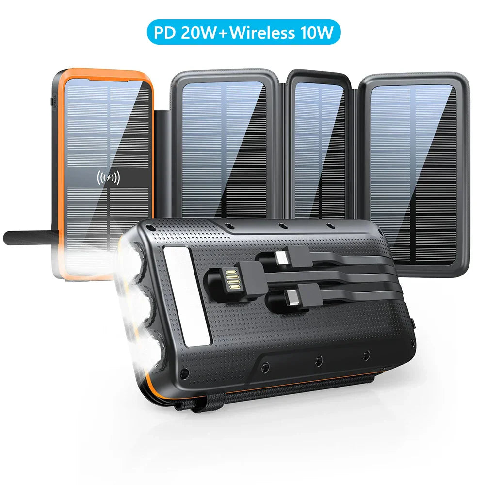 Powerbank 43800mAh Solar Outdoor Reisen Schnellladung