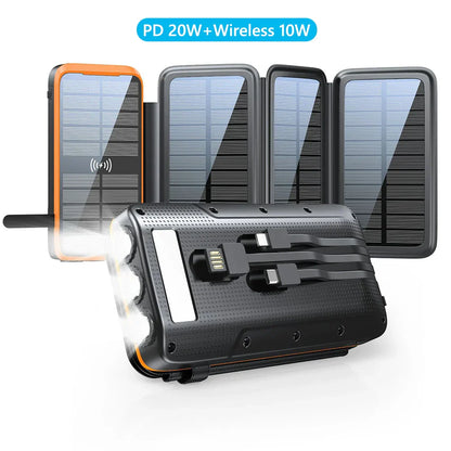 Powerbank 43800mAh Solar Outdoor Reisen Schnellladung