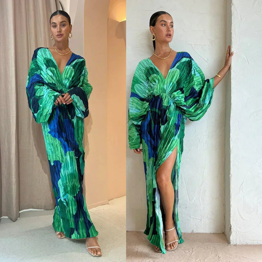 Elegantes Jeshia Kleid mit V-Ausschnitt