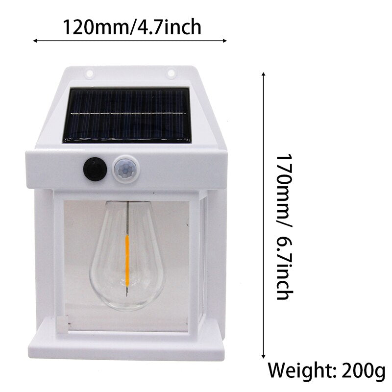 Solar LED Wandlampe Energieeffizient Smart Home