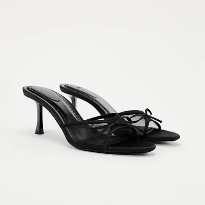 Schwarz Mittelhohe Absatzschuhe Damenschuhe